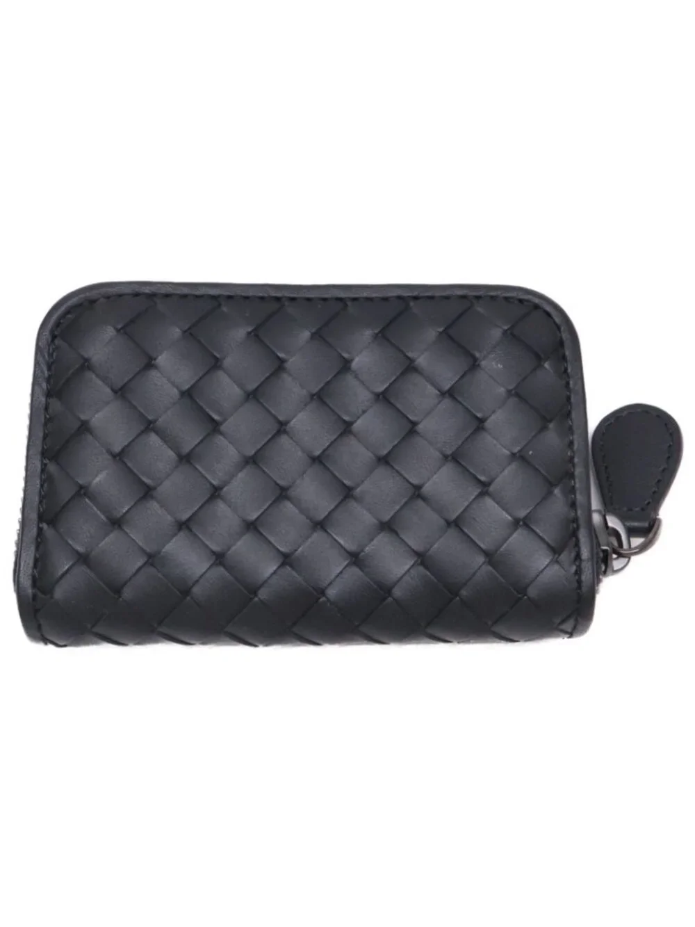Bottega Veneta Intrecciato Coin Purse Black